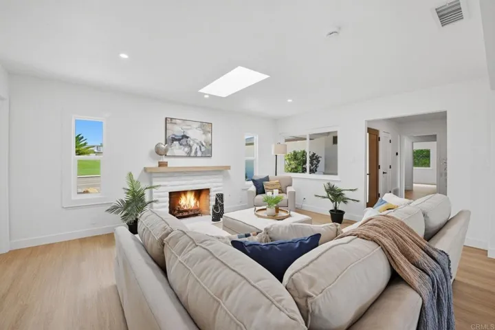 fireplace digitally enhanced