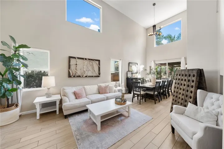 Formal living and dining room