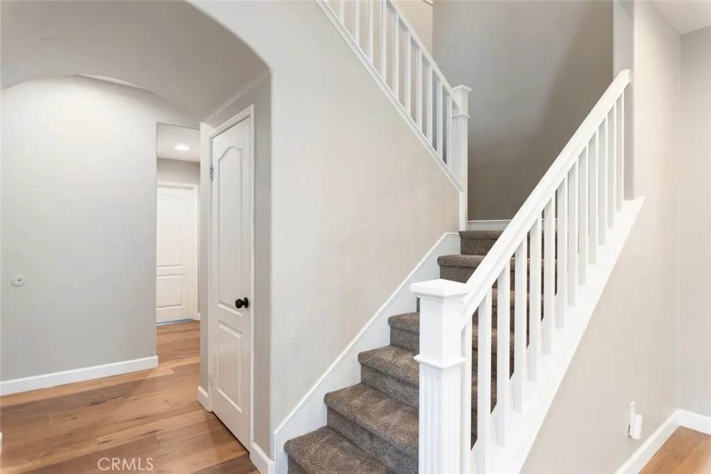 Stairs.