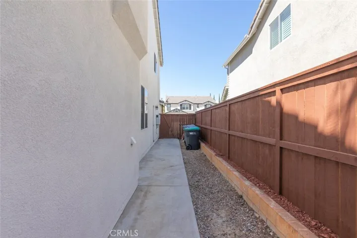 Side yard.