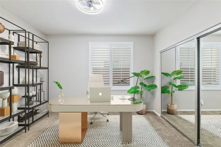 Virtual staging. Downstairs Bedroom 1
