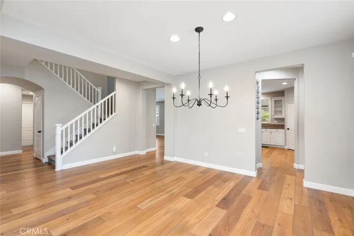 Formal dining room.