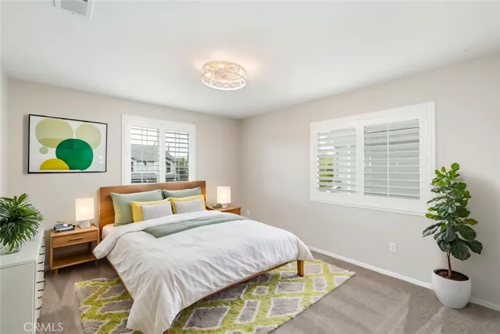 Virtual staging. Upstairs Bedroom 2.