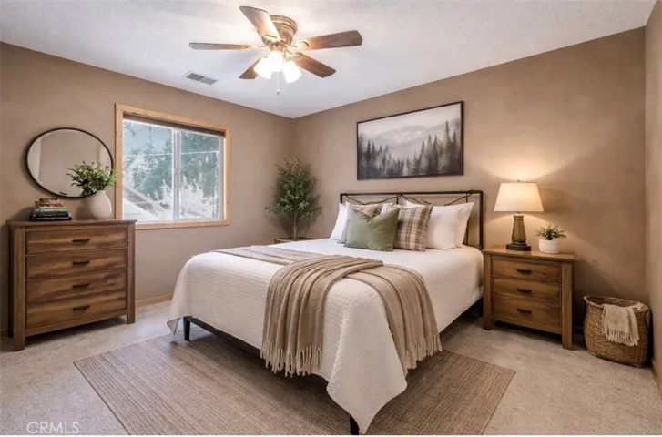 bedroom 1 AI staged