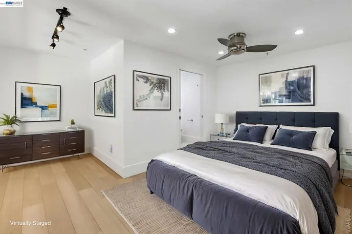 Digitally stage-altered image