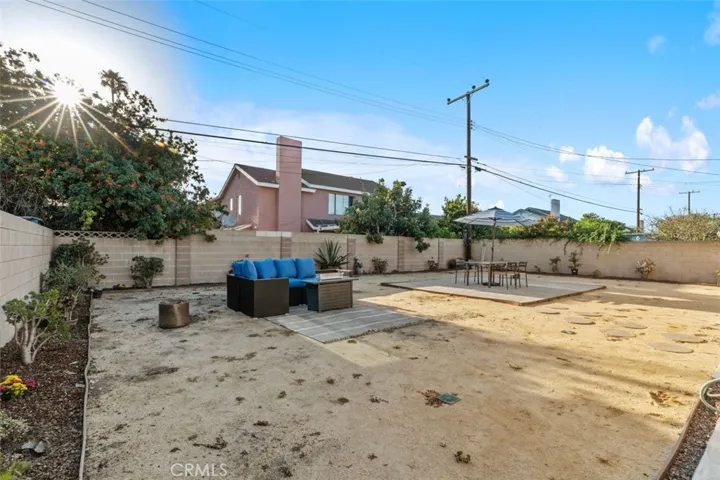 Massive back yard!