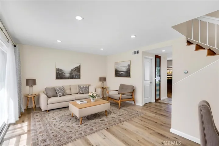 Living Room is Virtually Staged