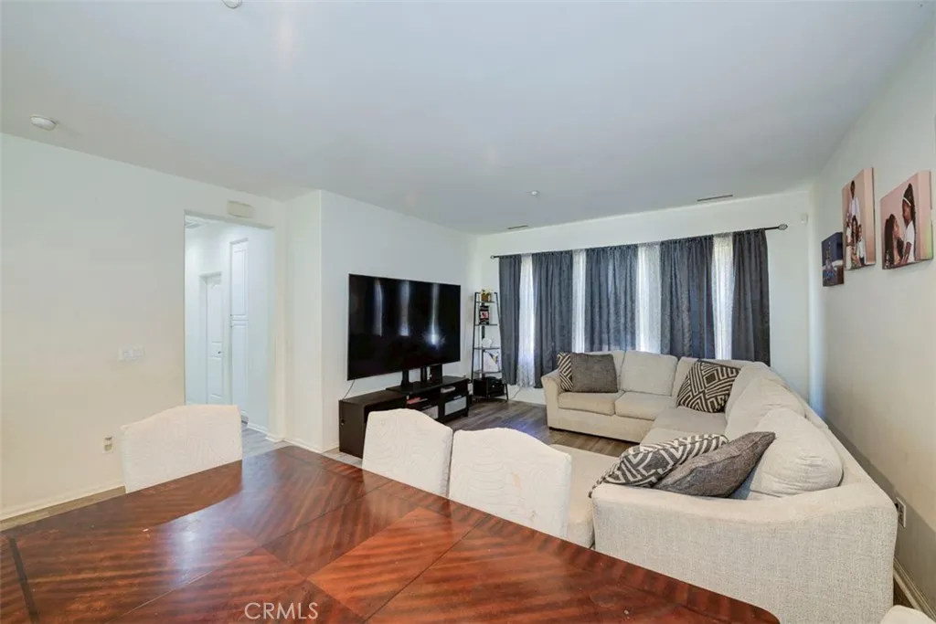 Living room with big windows