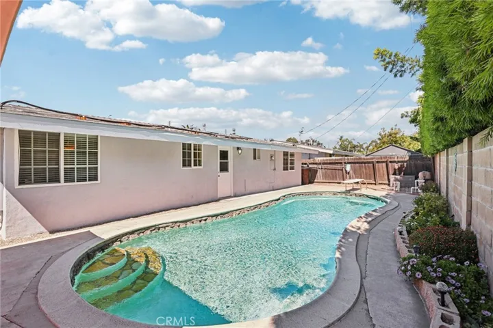 Backyard pool - 1054 N Hermosa Anaheim Ca 92801