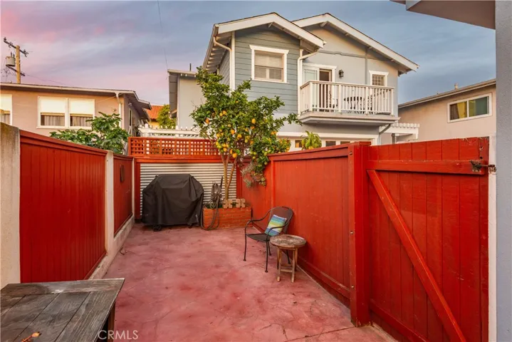 Large patio
