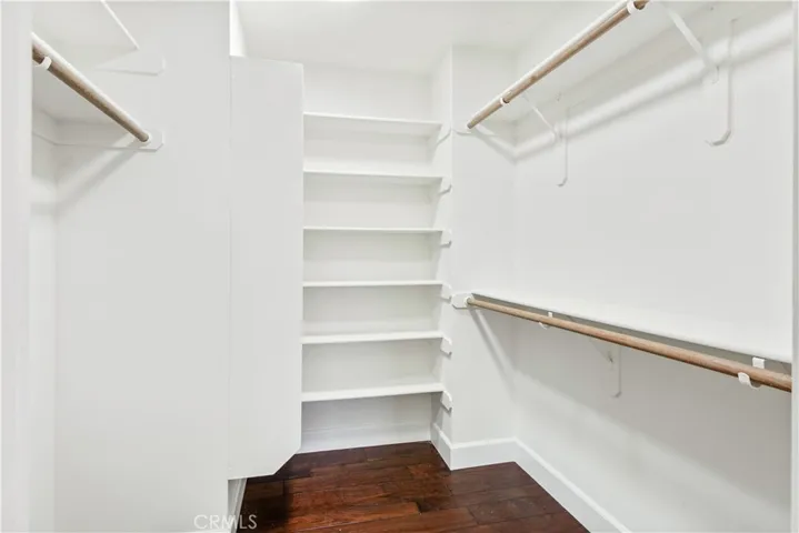 Primary walk in closet