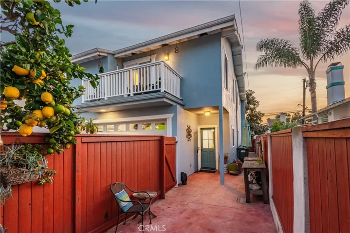 Large private patio