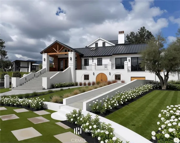 Main House Renovation In Progress - Exterior/Landscape Rendering