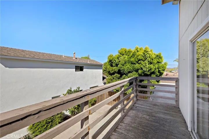Balcony off Primary Bedroom