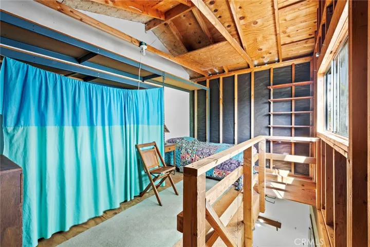 Upstairs loft area/private hideaway above garage area