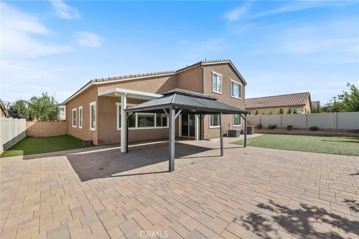 Large Backyard with Pavers