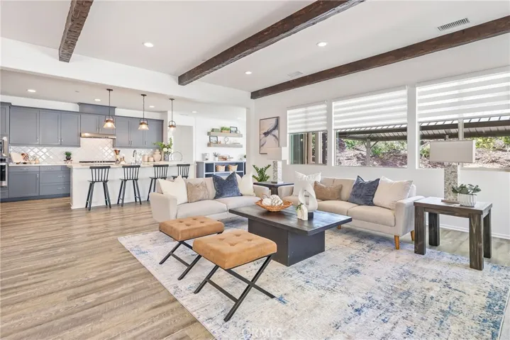 Living Room open to Kitchen