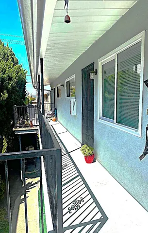 This is the View of the Upper Level Balcony Looking From the Rear to the Front.