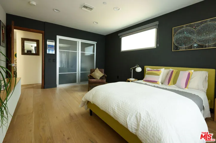 Bedroom with views