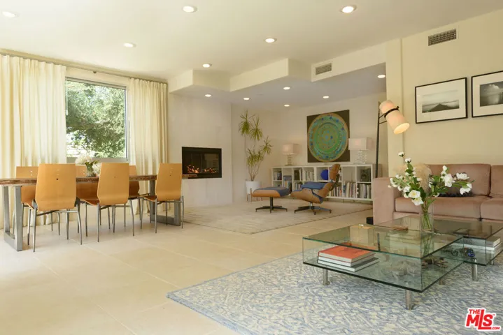 Open concept living room area
