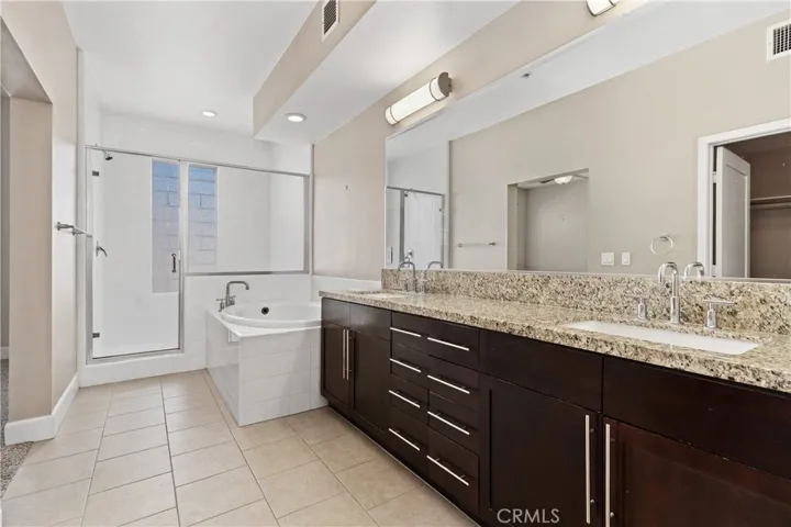 Primary Bathroom with Soaking Tub and Standing Shower