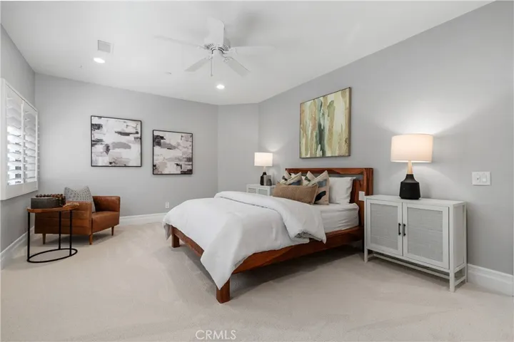 This bedroom is so spacious!