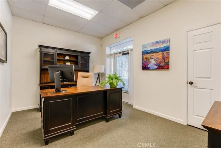 Private Office #2 - Contains Exterior Door to Atascadero Ave and a closet