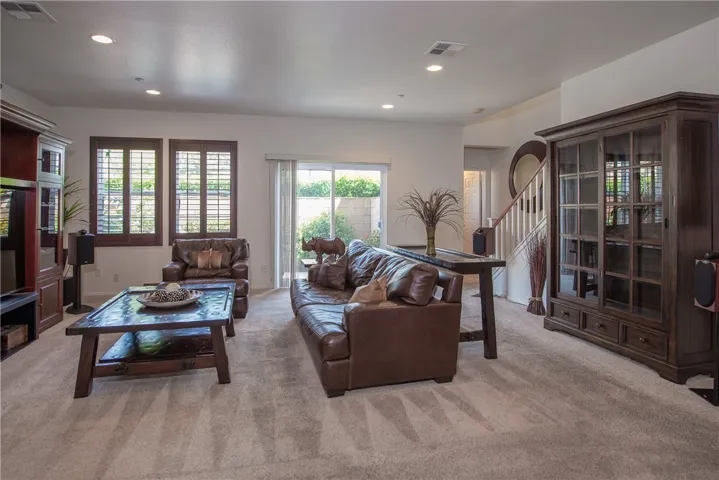 Enjoy the soft eastern morning light through the windows of the living room.