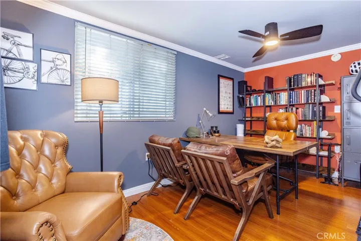 4th bedroom used as an office