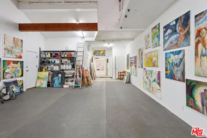 Gallery space also functions a