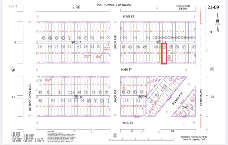 niland mobile plat map whole
