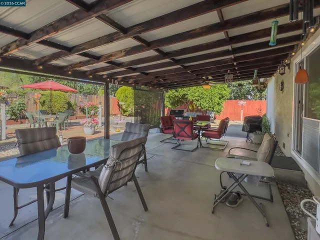 HUGE COVERED PATIO ON WEST SIDE