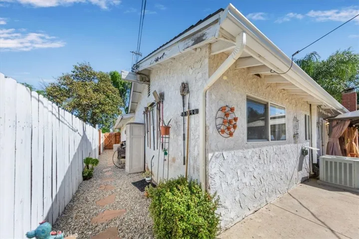 Side Yard and Walkway