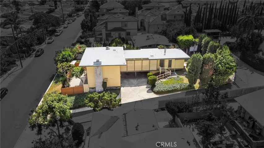Digitally enhanced image - Aerial View