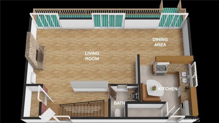 Unit A - Main Level Floor Plan