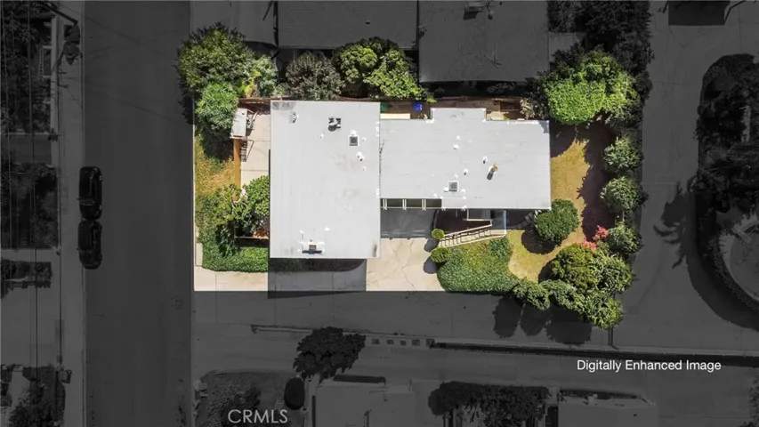 Digitally enhanced image - Aerial View
