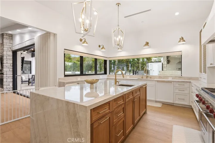 High ceiling chefs kitchen!