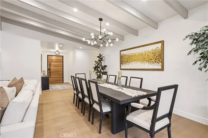 Formal dining area.