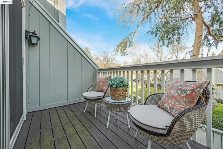 Upstairs Private Balcony