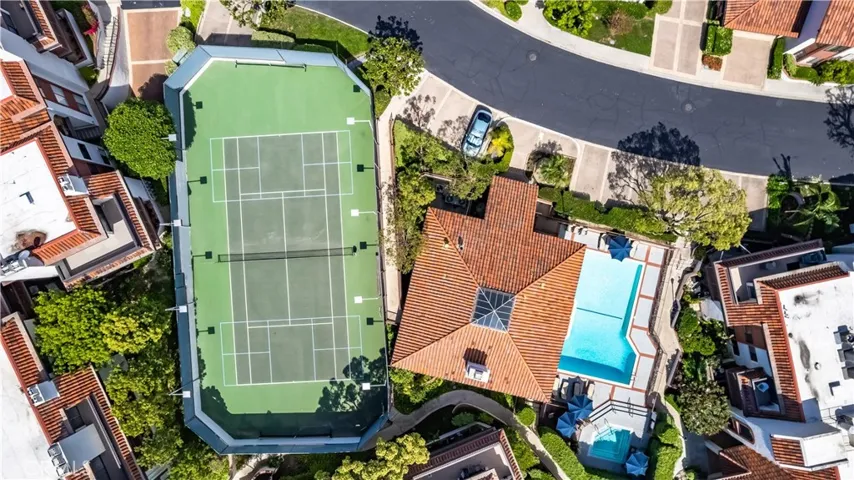 TENNIS/PICKLEBALL COURT, CLUBHOUSE, POOL AND SPA