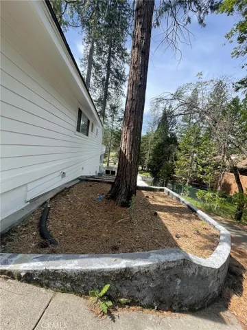 Side of house by driveway