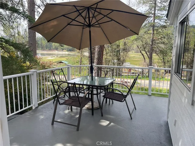 Small deck area