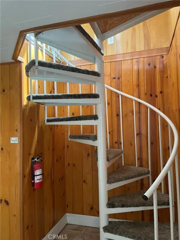 Stairs from bedroom #3