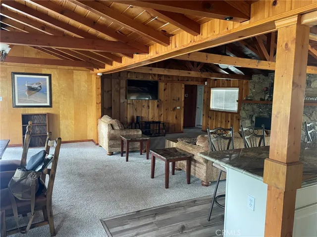 View of living/dining from front entrance