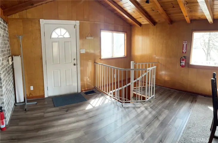 Looking at front door