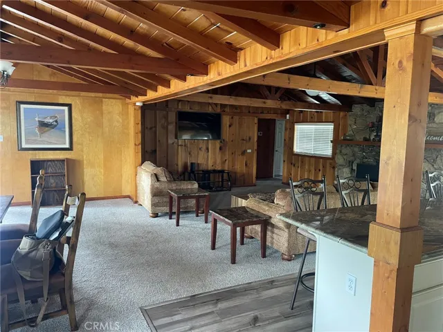 View of living/dining from front entrance