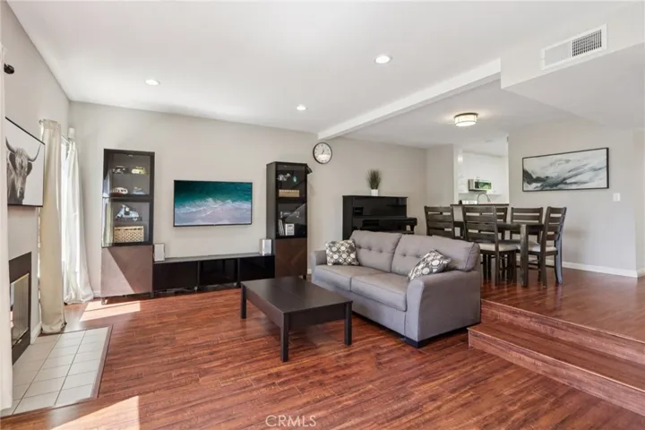 Living Room and Dining Area