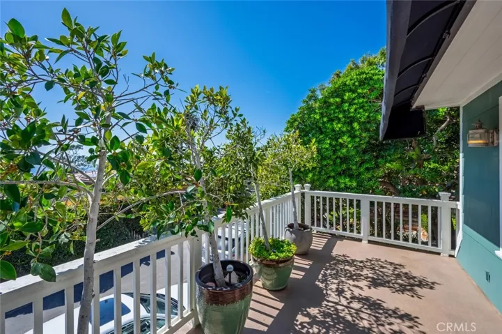 Deck off the primary suite.