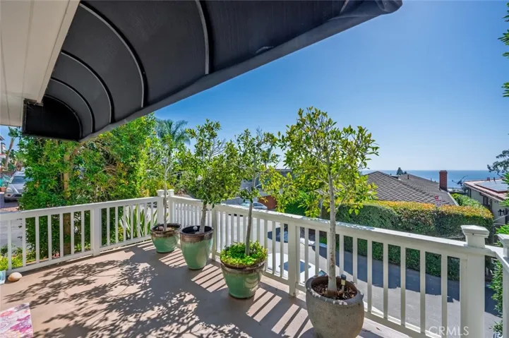 Deck off the primary suite.