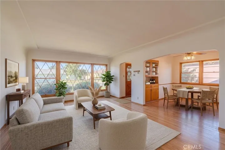 This photo is virtually staged using AI and is only an example of room design